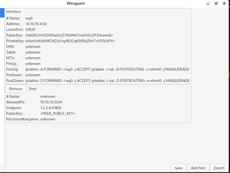 Wireguard as server configuration